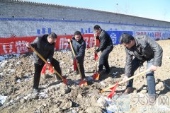 邓州林扒人民法庭奠基开工 仪式简朴服务更便捷