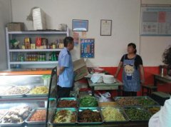 新密来集镇食药监所开展早餐、夜市食品安全专项治理活动